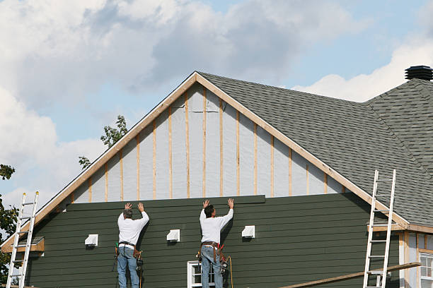 Professional Wood Siding technician working in Russia, OH